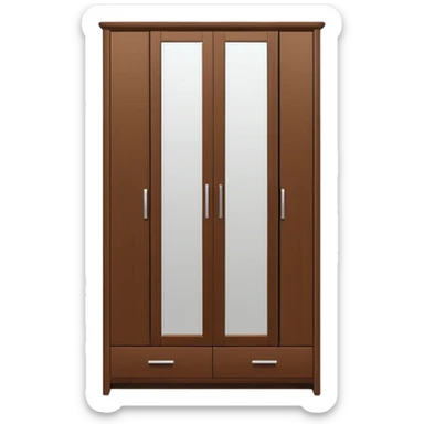 wardrobe modern closed mirror door sticker
