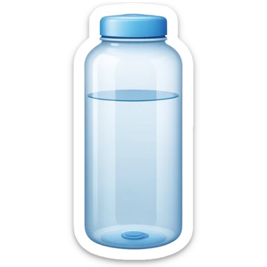 A normal water bottle ￼ sticker