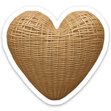 heart basket sticker