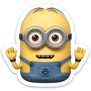 Minions rosa sticker