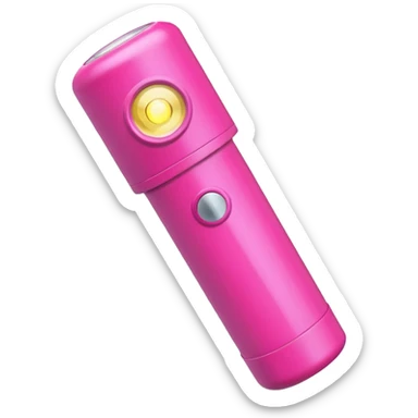 Pink flashlight  sticker