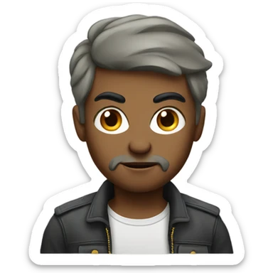 Rebel Cartoon Character  sticker