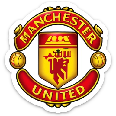 Manchester united logo emoji sticker