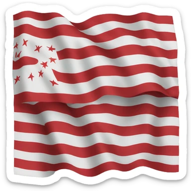 a flag based on singapore sticker