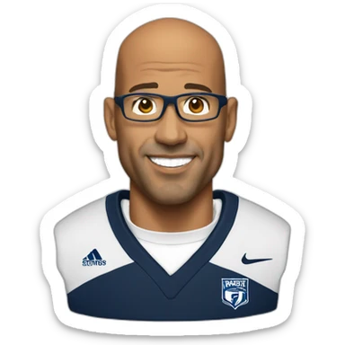 James Franklin football coach  sticker