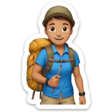 camper hero sticker