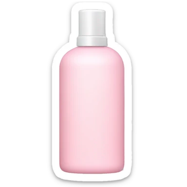 Light pink lotion bottle sticker
