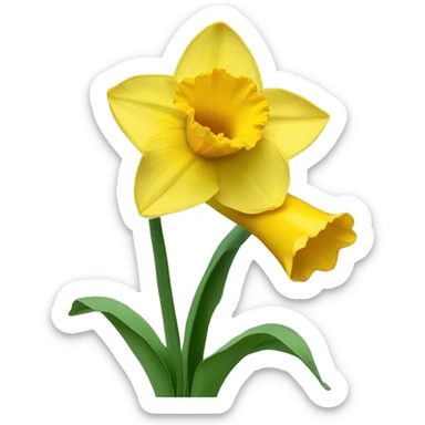Daffodil sticker