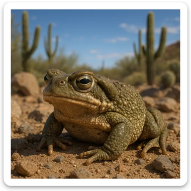 Sonoran toad sticker