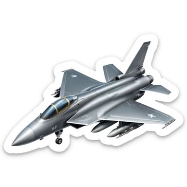 Fighter jet sticker