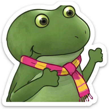 bufo open hug sticker