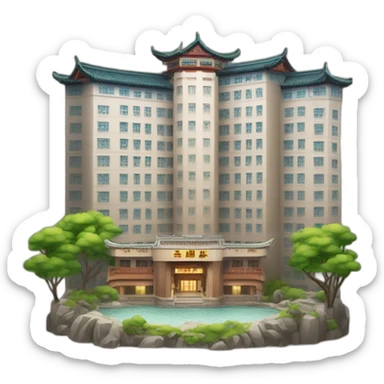shanghai shimao deep pit hotel sticker