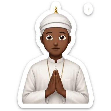 RAMADAN DAILY ROUTINE FOR A GUY PAYING IN A MOSQUE sticker