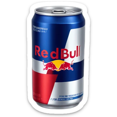 Red bull energy drink sticker