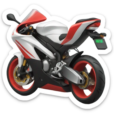 sport bike sticker