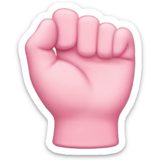 Pastel pink thumb tack sticker