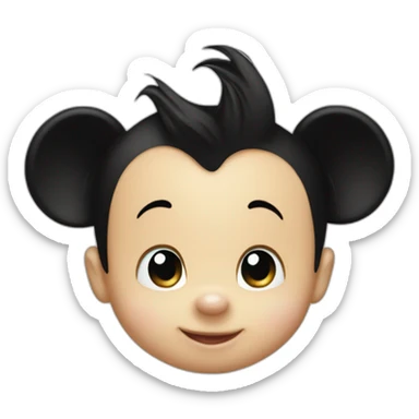 Baby mickey mouse sticker