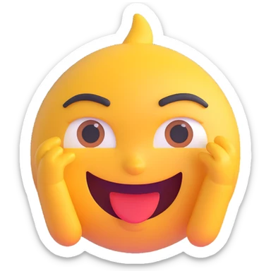 mean girl emoji, confident, sassy, stylish, attitude, expressive face sticker