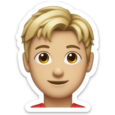 word ecolgie cut with a red line in the middle sticker