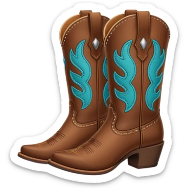 cowgirl boots  sticker