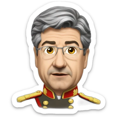 mélenchon as a general sticker