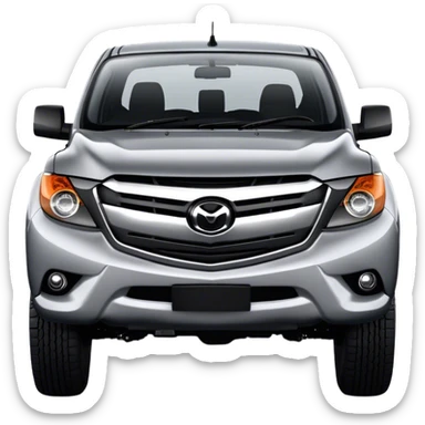 Mazda BT-50 - Mazda (Model Year: 2024) (Iconic colour: Dark Silver) new facelift sticker