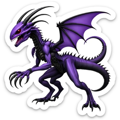Venom-Xenomorph-Darkrai-Scyther-fusion  sticker