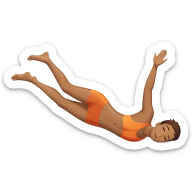 pool of water labeled “Confidence.” person diving head in  sticker