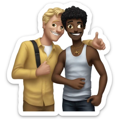 dave and bambi friday night funkin' sticker