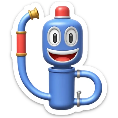 Create a Cup head character
 sticker