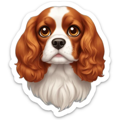 ruby-cavalier-king-charles sticker