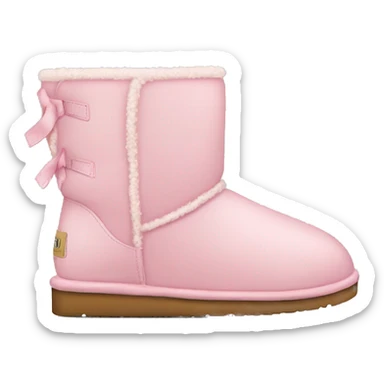 light pink uggs sticker