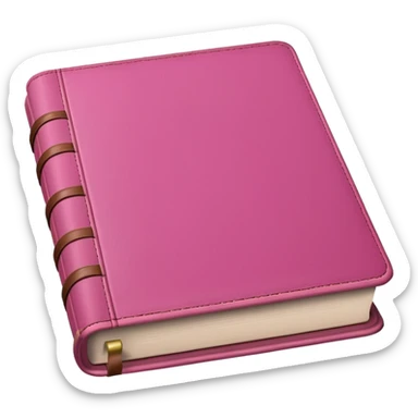 pink law book horizontal sticker