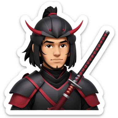 Shadow Samurai sticker