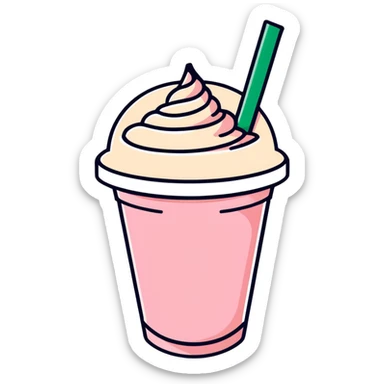Starbucks pink drink sticker