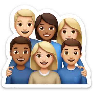 generate me 15 persons sticker