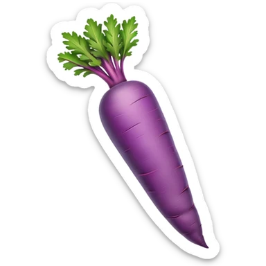 Purple Carrot  sticker