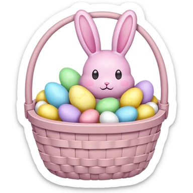  peeps marshmallow easter candy basket kawaii chocolate bunny jelly bean eggs sticker