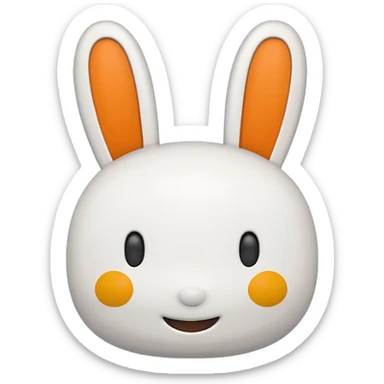 miffy face happy sticker
