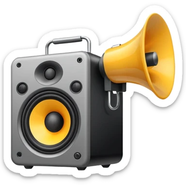 speaker sound output sticker