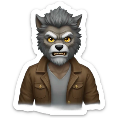 Wolfman sticker