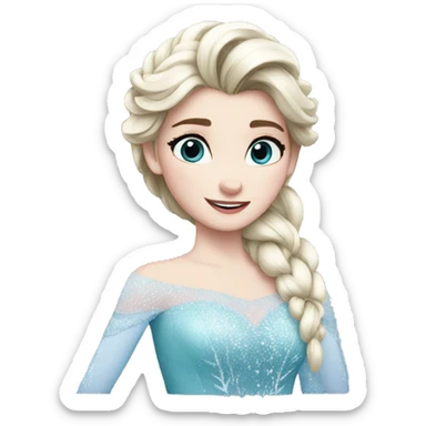 Frozen sticker