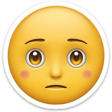 Side eye normal emoji sticker