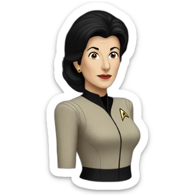 Star Trek DIANA Troi sticker