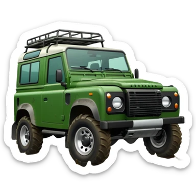 Generate emoji for defender car sticker