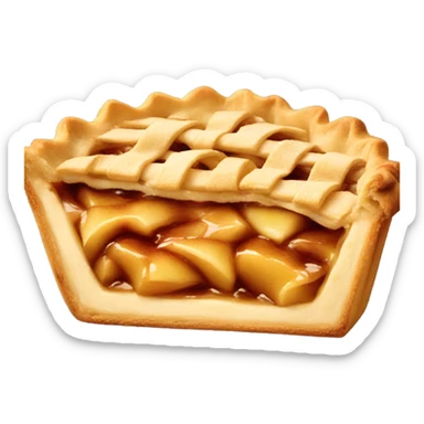 Apple pie sticker