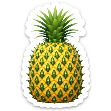 upside down pineapple sticker