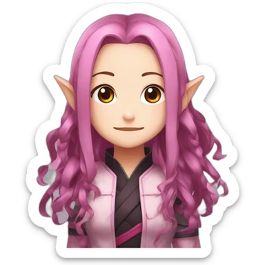 Nezuko demon slayer sticker