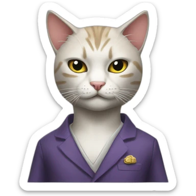 cat yakuza sticker