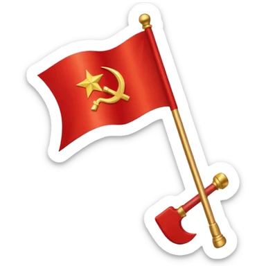 Make  USSR flag pls sticker